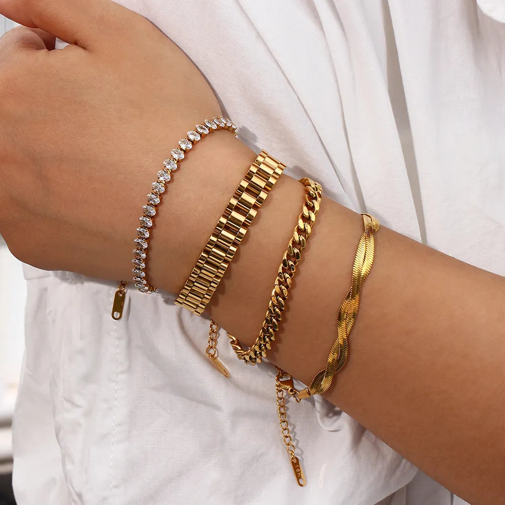 MILENA® DOUBLE SNAKE BRACELET