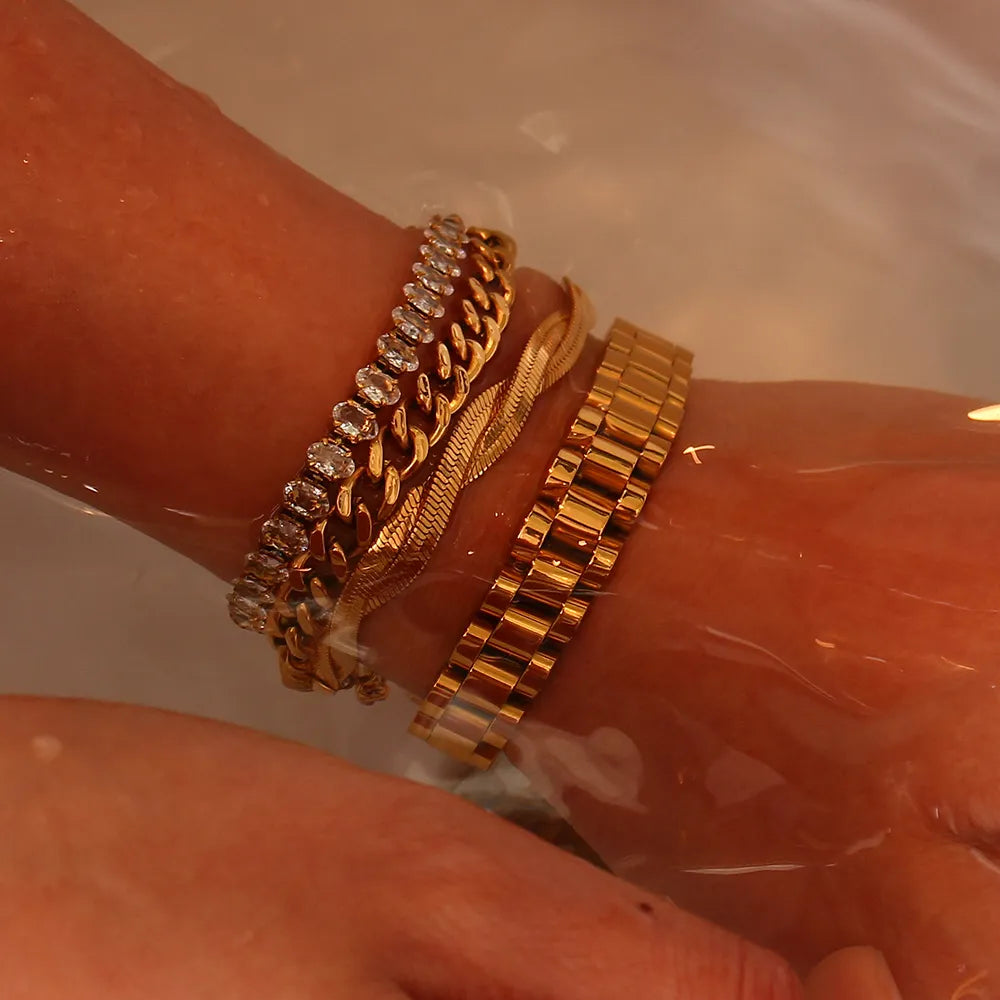 MILENA® DOUBLE SNAKE BRACELET